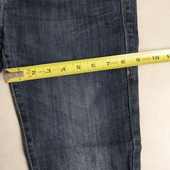 Rock & Republic Jeans Womens Berlin Low Rise Straight Dark Wash Denim sz 6p - Picture 9 of 13